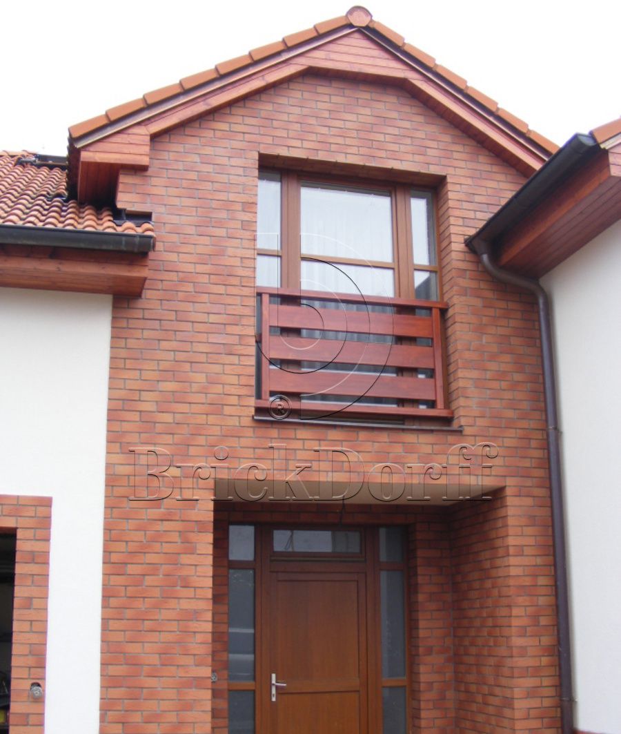 Клинкерная фасадная плитка облицовочная под кирпич Stroeher (Штроер) Keraprotect 413 utrecht рельефная NF11, 240*71*11 мм