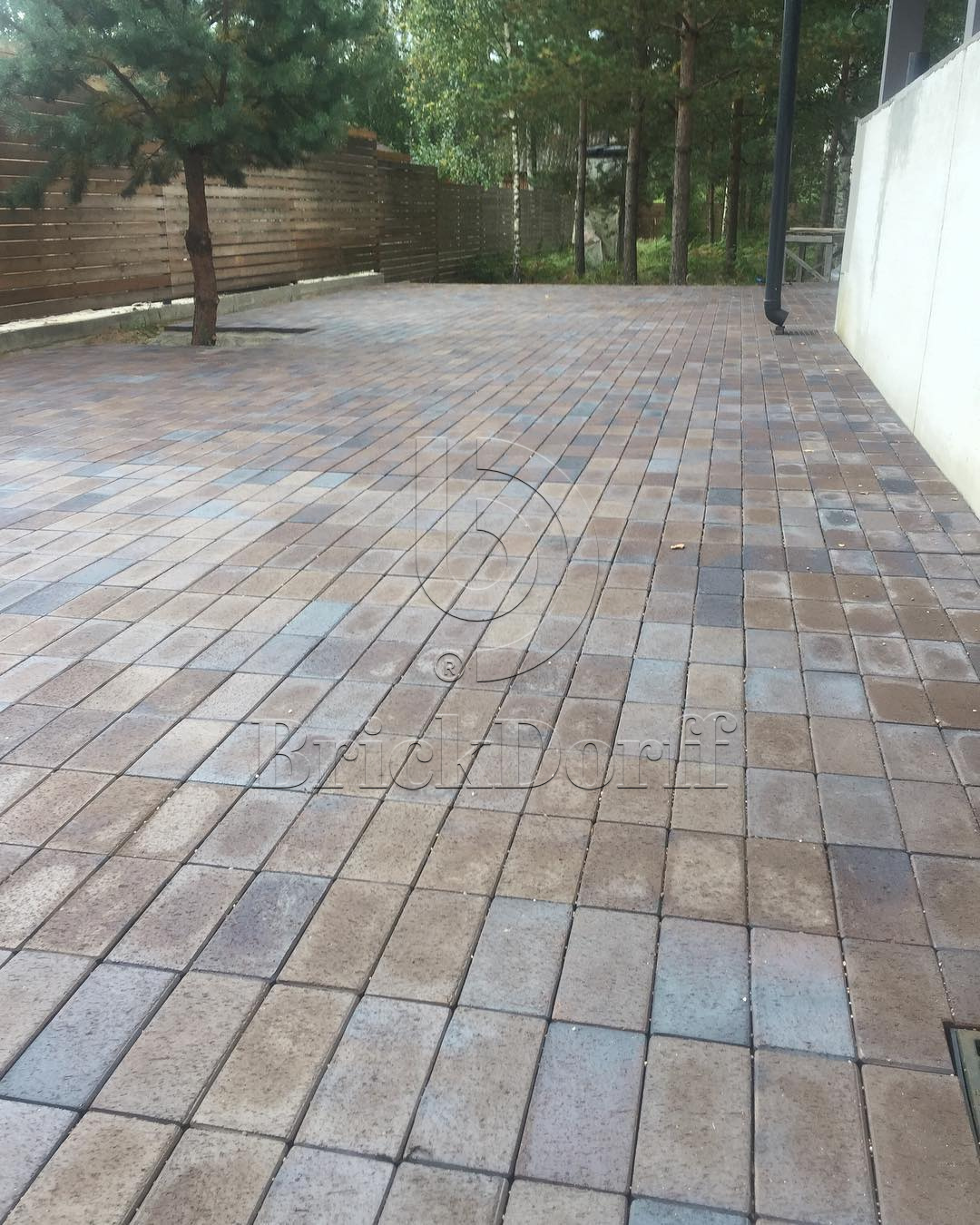 Тротуарная плитка / брусчатка Клинкерная ABC Mitternachtblau (Миттерначтблау) делится на 8 частей 240*118/60*60*52 мм