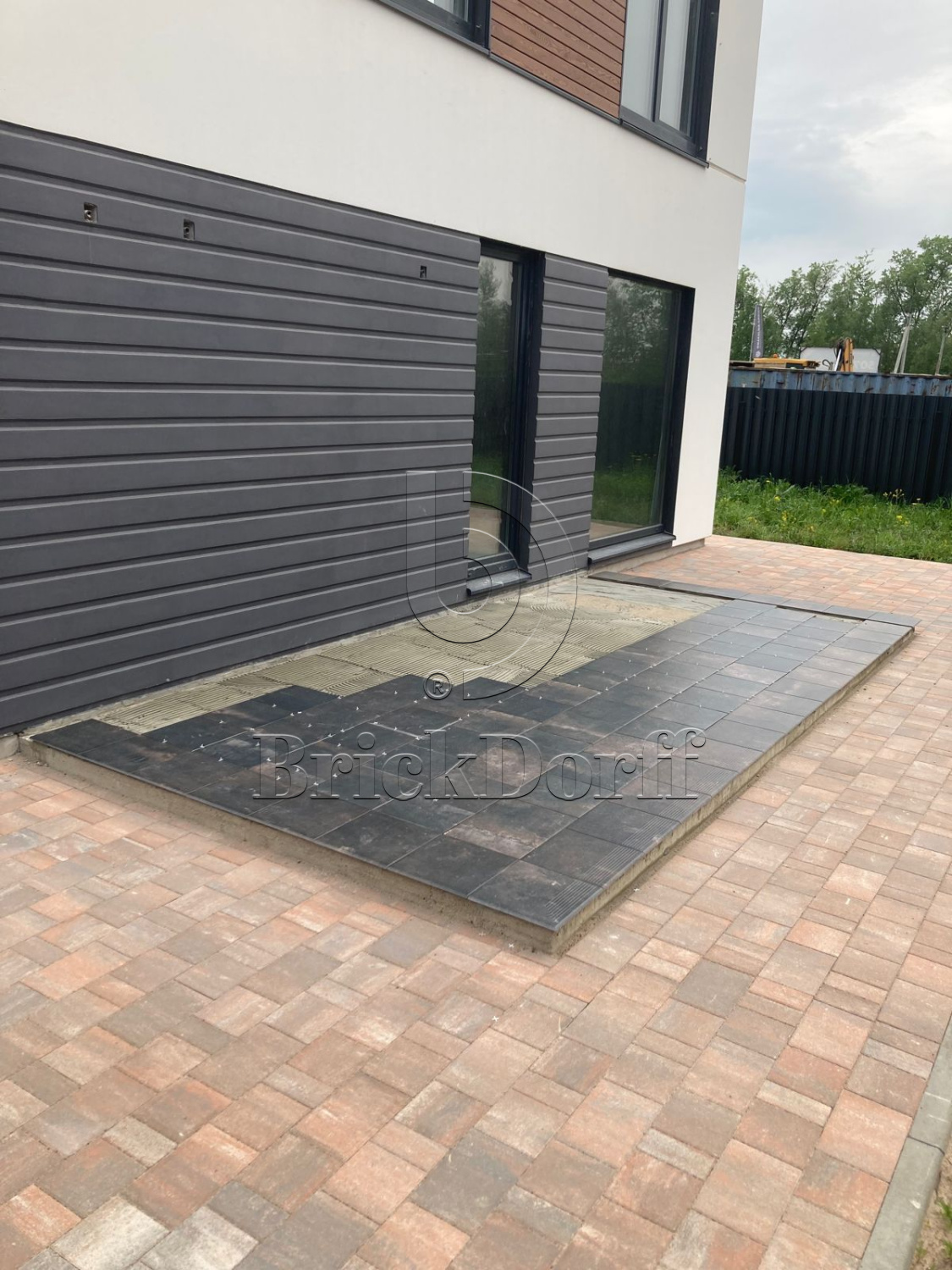 Клинкерная плитка Scandiano Brown 300x300x11 – для улицы, террасы, крыльца, лестницы, морозостойкая