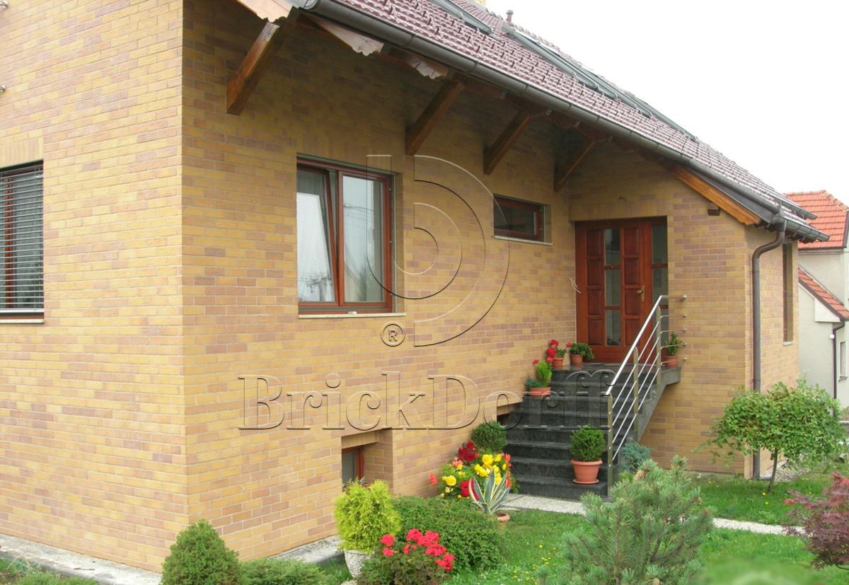 Клинкерная фасадная плитка облицовочная под кирпич Stroeher (Штроер) Keraprotect 405 amsterdam рельефная NF11, 240*71*11 мм