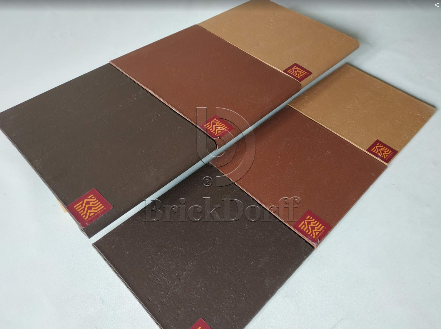 Клинкерная ступень Фронтальная противоскользящая плитка ЭкоКлинкер Natural Sand Песочный 330*250*40*14 мм