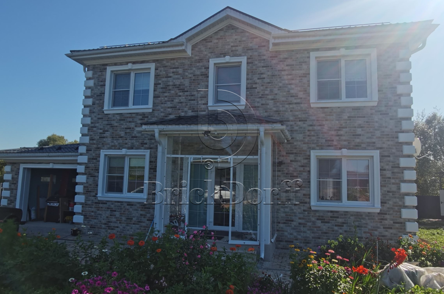 Loft Brick Pepper фасадная термопанель из пенополистирола ППС 100 мм с клинкерной плиткой