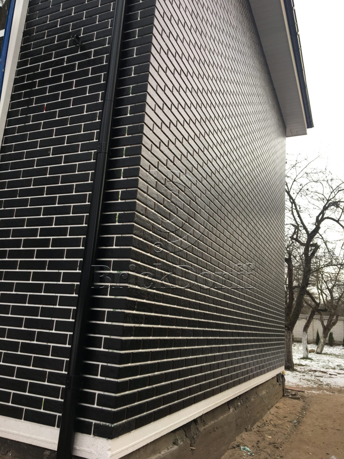 Graphite фасадная термопанель из пенополистирола ППС 40 мм с клинкерной плиткой