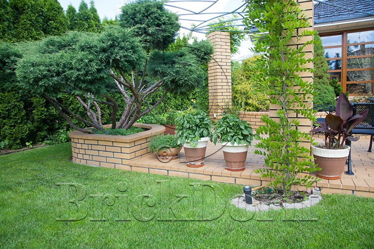 Тротуарная плитка / брусчатка Клинкерная желтая LHL klinker SAHARA 200*100*47 мм