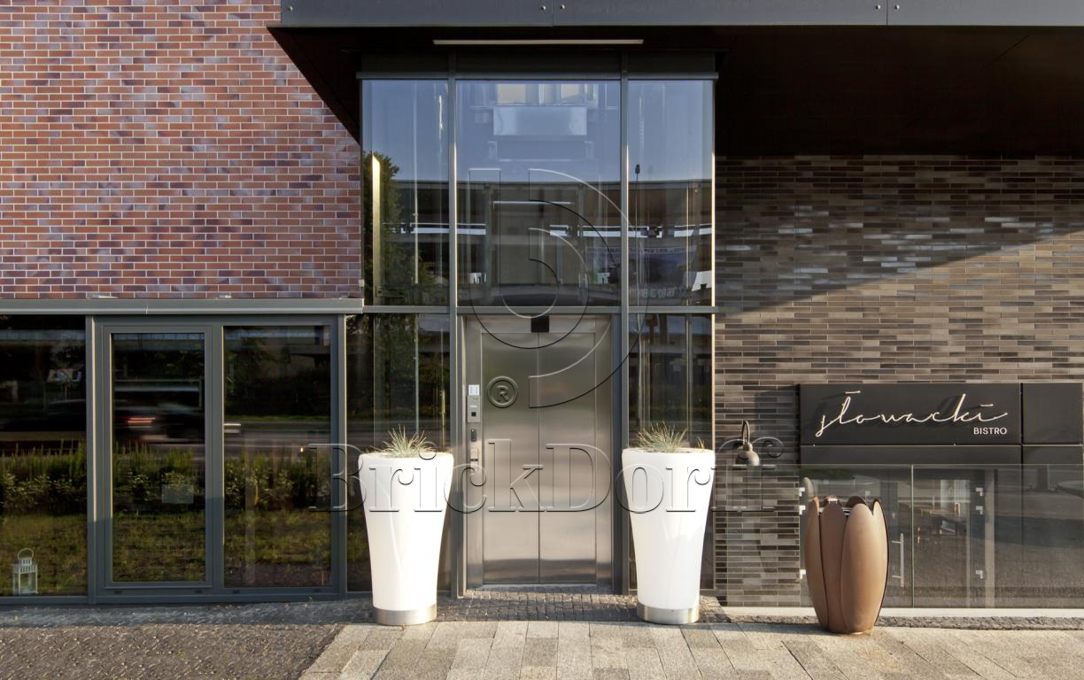 Atlantis KohleBrand Schieferstruktur 365*71*10 мм Клинкерная фасадная плитка под кирпич ригельная Langformat ABC