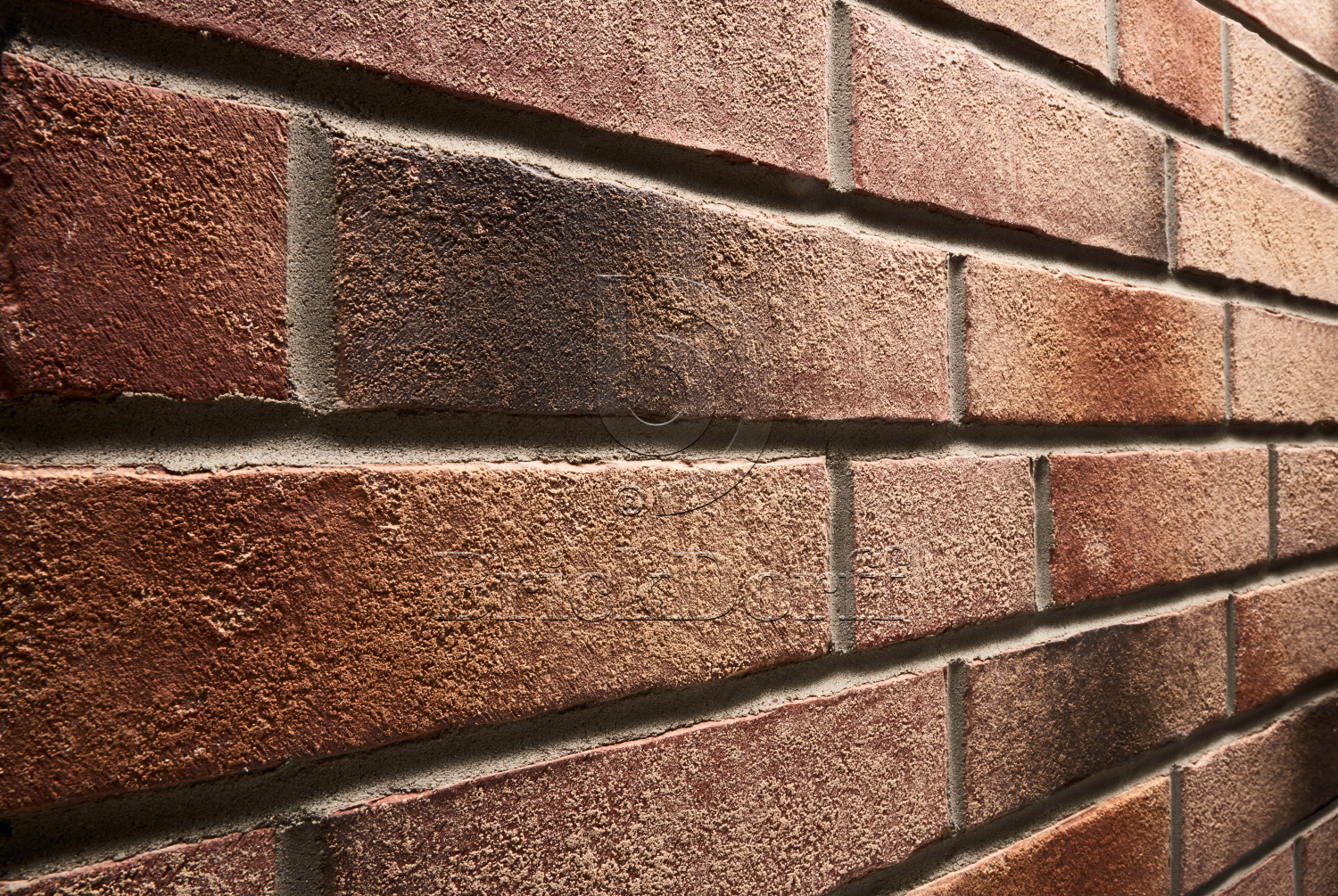 Клинкерная фасадная плитка облицовочная под кирпич Stroeher (Штроер) Zeitlos 357 backstein рельефная NF14, 240*71*14 мм