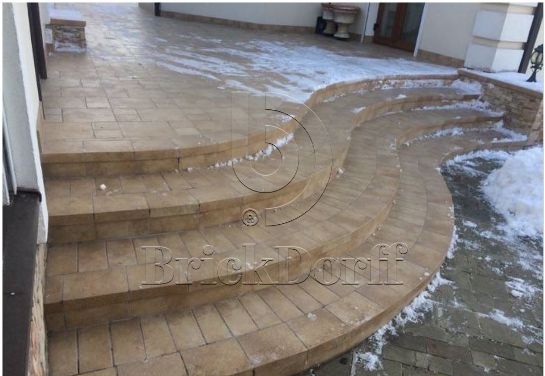 Клинкерная Плитка напольная противоскользящая Stroeher KERAPLATTE ROCCIA 835 sandos 294*294*10 мм