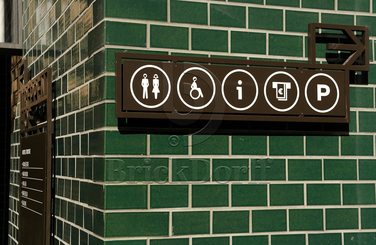 Глазурованная клинкерная фасадная плитка облицовочная под кирпич Зеленая, 240*71*10 мм