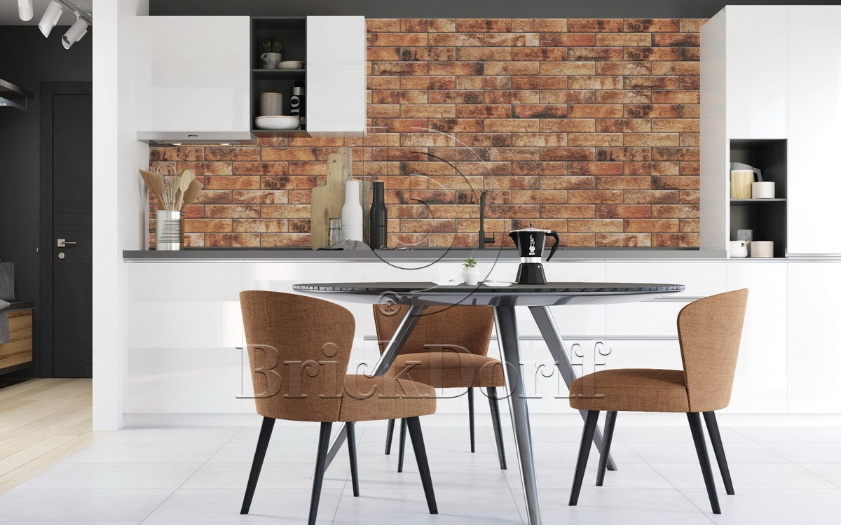 Фасадная и Интерьерная клинкерная плитка под кирпич Cerrad Piatto red 300*74*9 мм