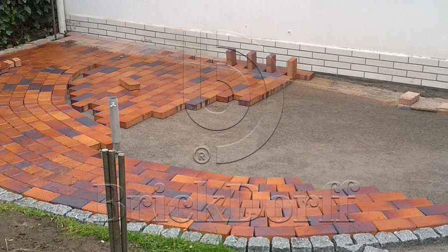 Тротуарная плитка / брусчатка Клинкерная ABC Herbstlaub-geflammt (Хербстлауб-гефламмт), 200*100*45 мм