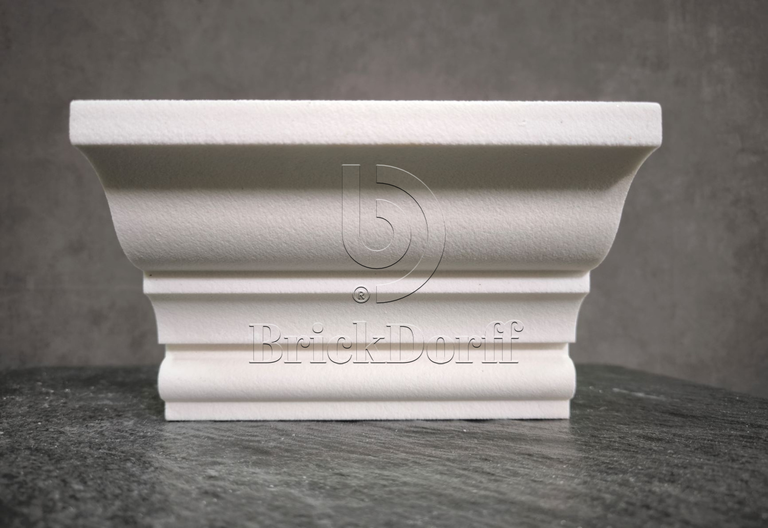 КАРНИЗ для Фасада и Интерьера - лепнина, декор из пенополистирола КВ-125/1 125*120*2000 мм