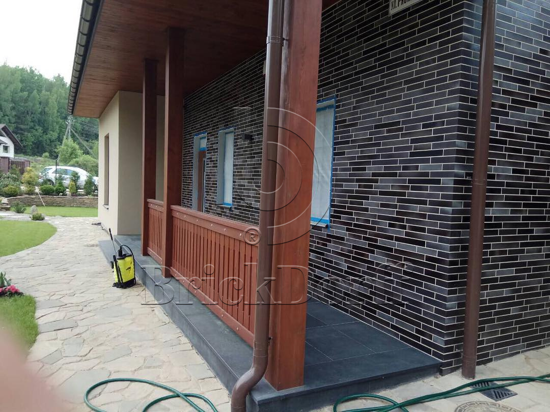 Фасадная Термопанель из пенополистирола ППС 60 мм с клинкерной плиткой Mix Atlantis 240*71*10 мм