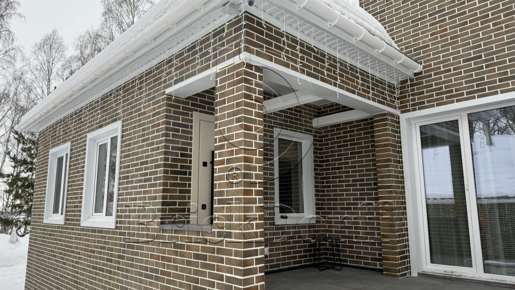 Retro Brick Cardamon фасадная термопанель из пенополистирола ППС 40 мм с клинкерной плиткой