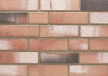  Клинкерная фасадная плитка облицовочная под кирпич Stroeher (Штроер) Kontur WS 493 hellrot-bunt рельефная, 240*71*12 мм