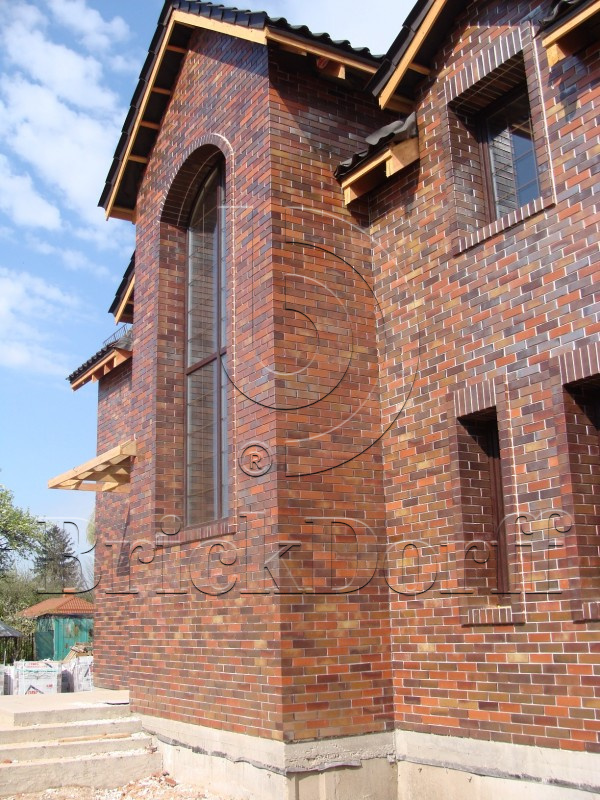 Кирпич облицовочный Клинкерный ABC 7554 Norderney blau-bunt Schmolz glatt NF 240*115*71 мм