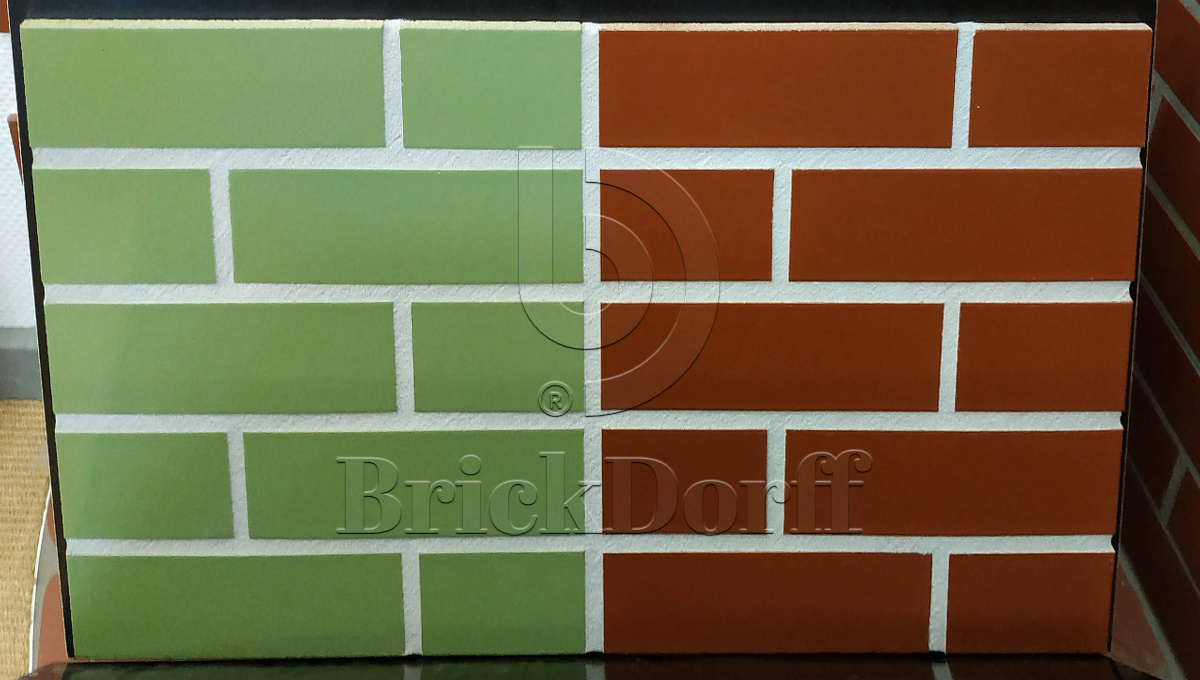 Braun 370 коричневая, 240*71*10 мм, Глазурованная клинкерная фасадная плитка под кирпич ABC