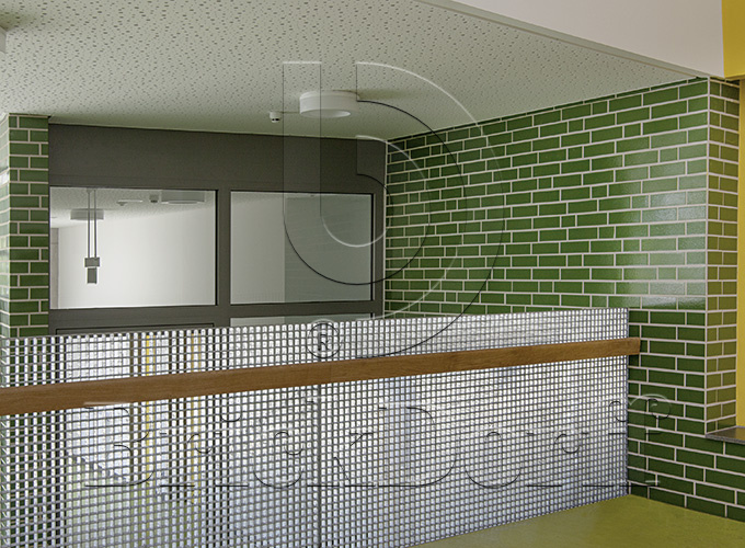 Глазурованная клинкерная фасадная плитка облицовочная под кирпич ABC Gruen 360 зеленая, 240*115*10 мм