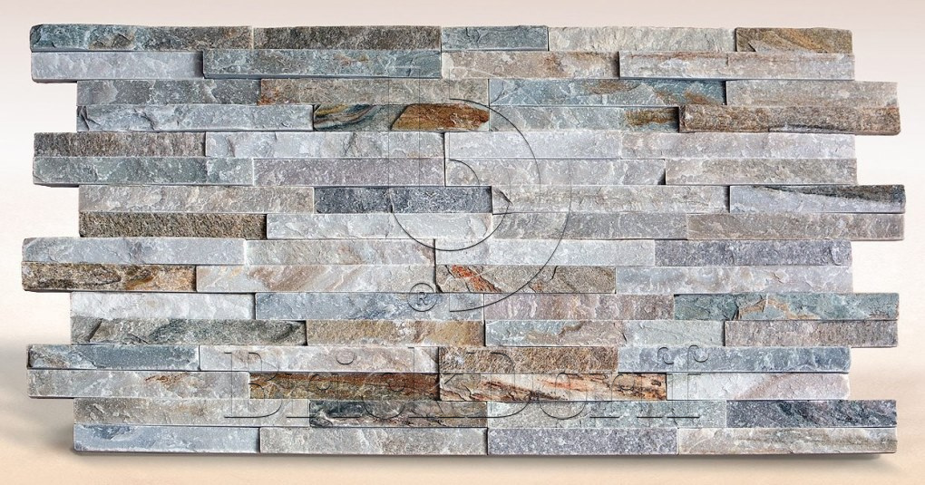 Фасадный облицовочный натуральный камень EcoStone Sunset Gold 14F1