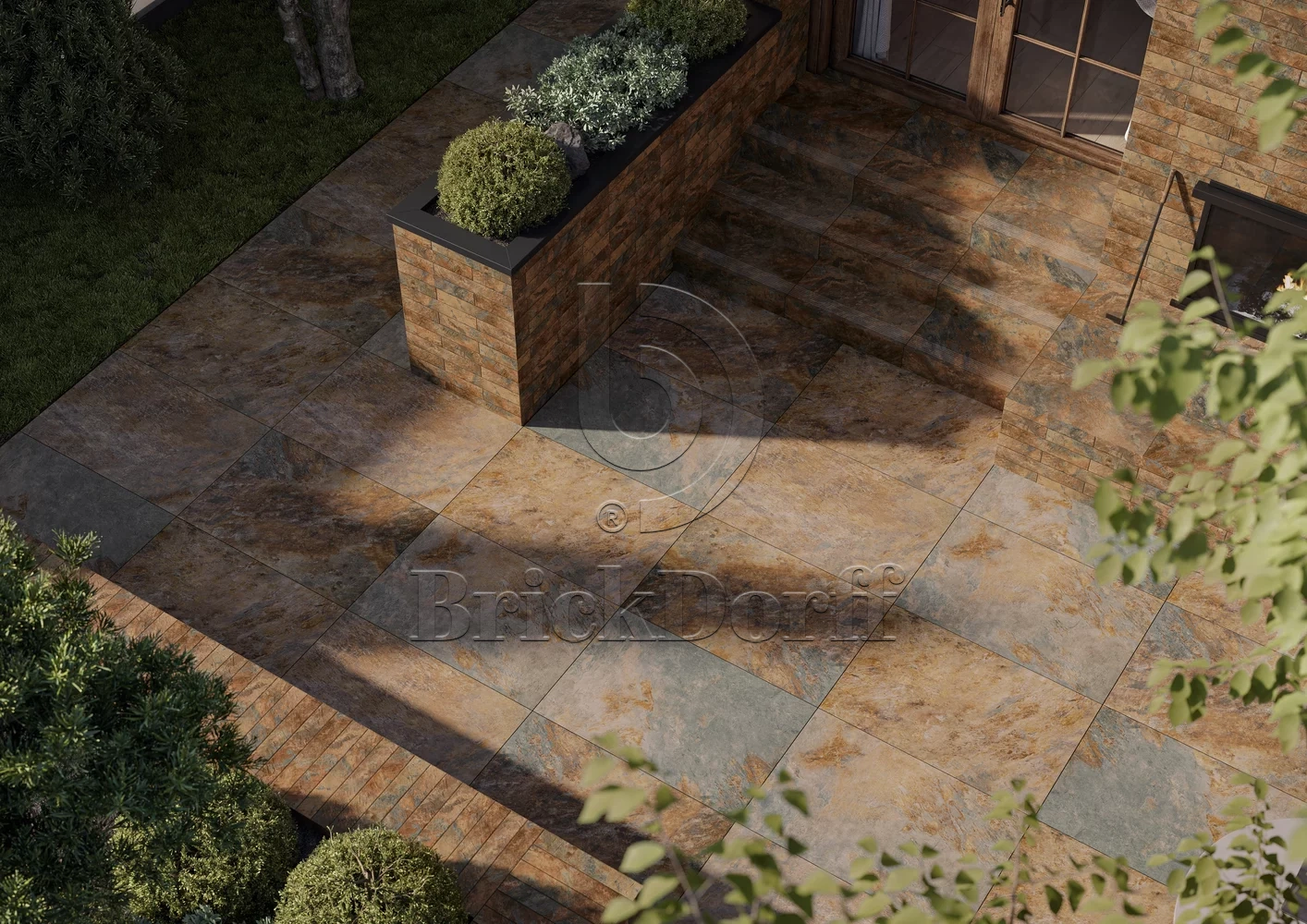 Ardis Rust 400*66*11 мм клинкерная плитка ригельная - длинный формат