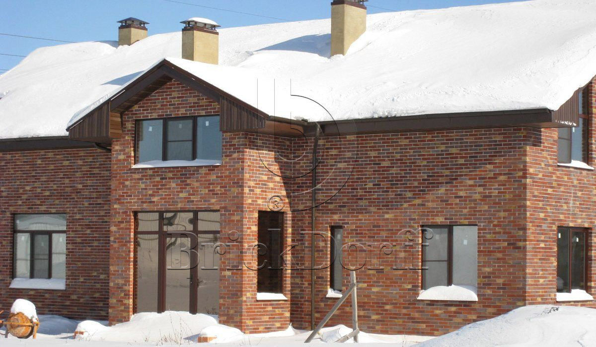 Кирпич облицовочный Клинкерный ABC 9105 Norddeich rot-blausand-farben-bunt genarbt-besandet NF 240*115*71 мм