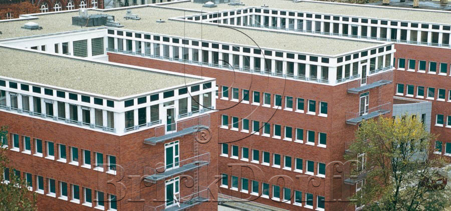 Клинкерная фасадная плитка облицовочная под кирпич Stroeher (Штроер) Keraprotect 415 breda рельефная NF11, 240*71*11 мм