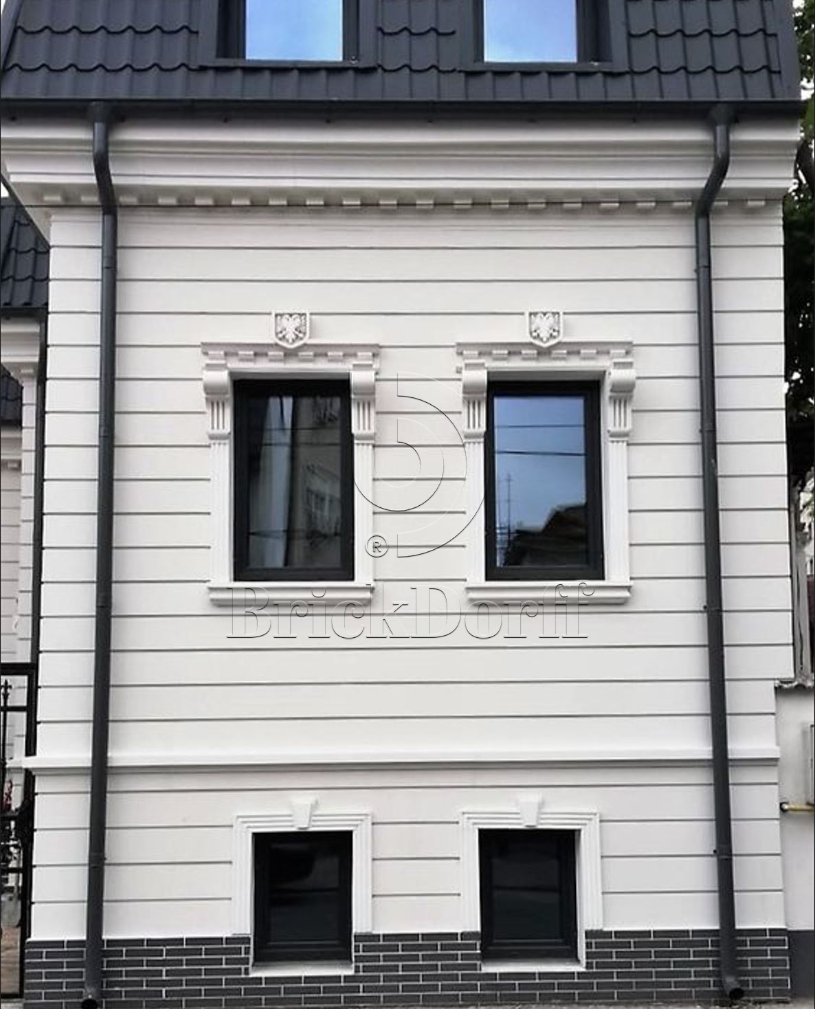 Панель утепления под покраску для фасада - изосайдинг из пенополистирола СВ-50/3 1000*50*2000 мм