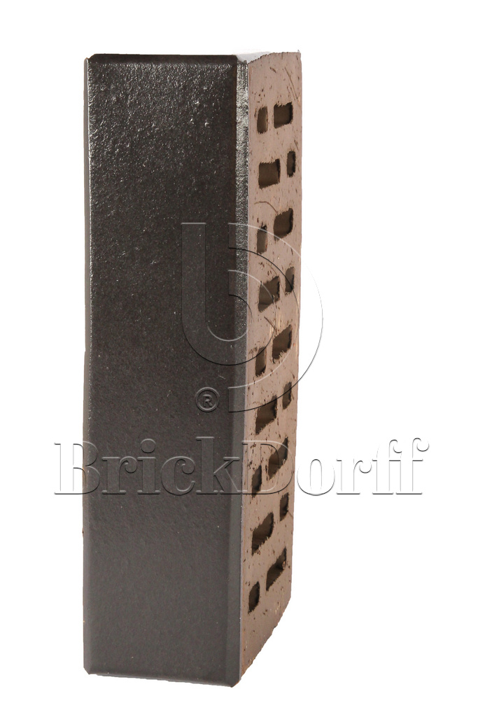 Кирпич клинкерный облицовочный антрацит, Lode KRYPTON гладкая, 250*120*65 мм