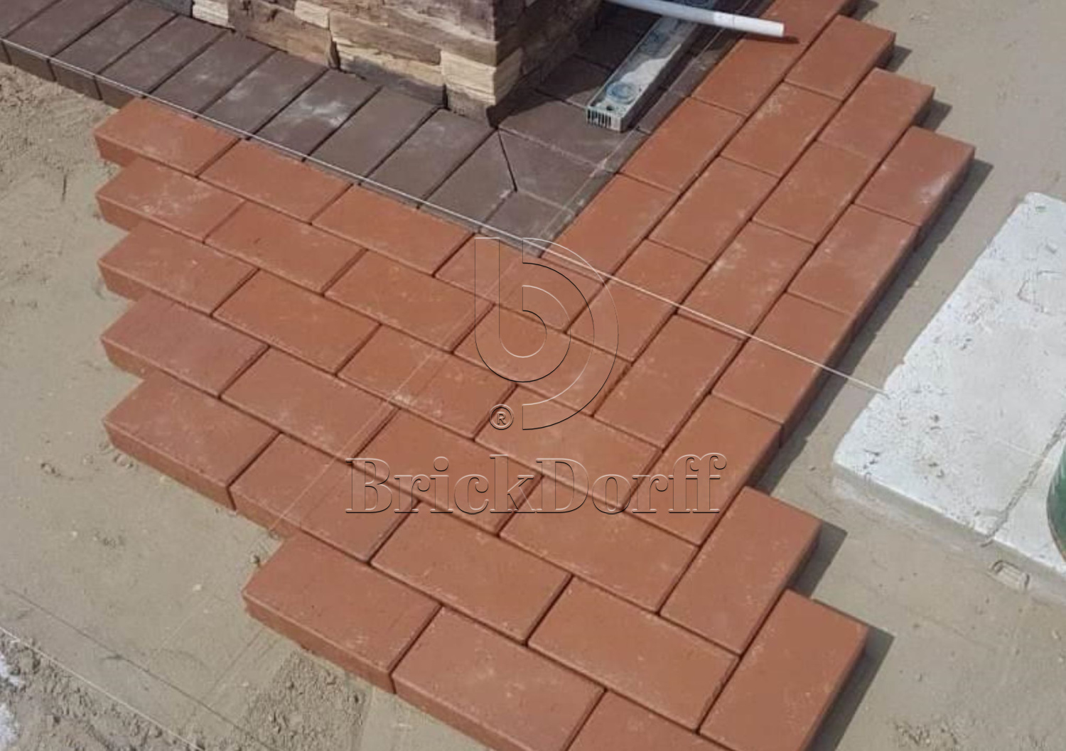 Тротуарная плитка / брусчатка Клинкерная ЛСР Бонн 200*100*50 мм