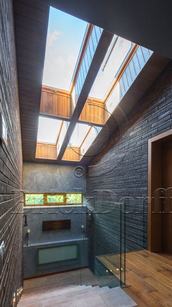 Клинкерная фасадная плитка облицовочная под кирпич Stroeher (Штроер) Zeitlos 359 kohlenglanz гладкая NF14, 240*71*14 мм