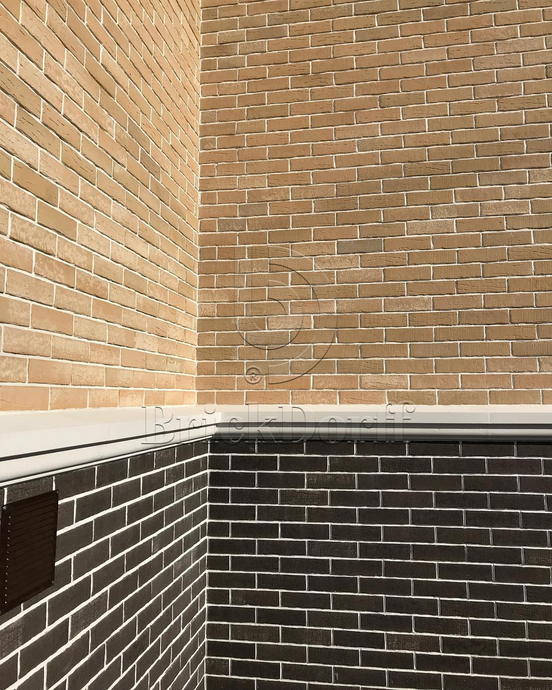 Клинкерная фасадная плитка облицовочная под кирпич Stroeher (Штроер) Steinlinge 371 silberbeige рельефная NF14, 240*71*14 мм