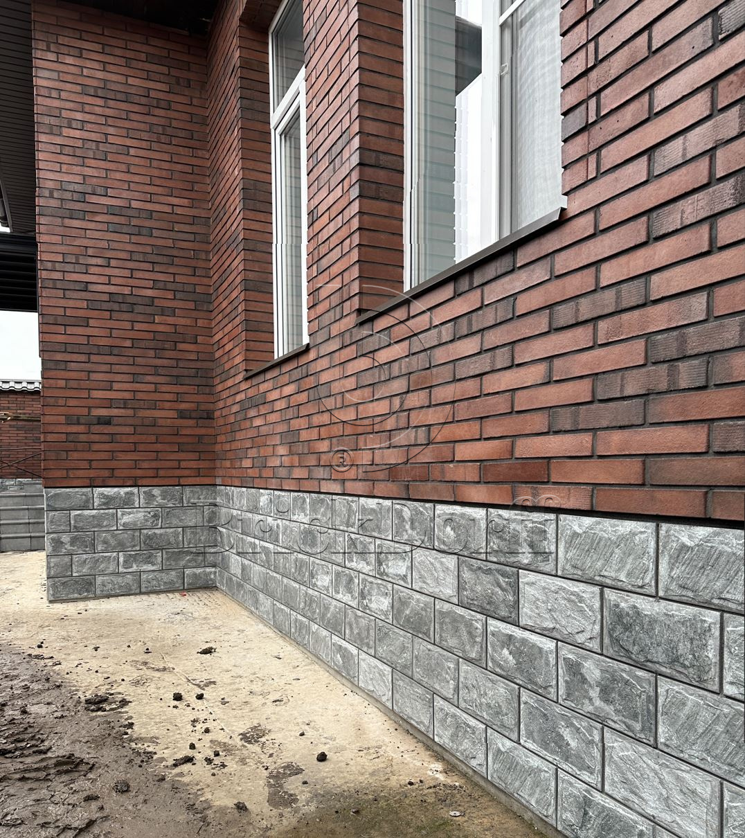 Фасадная ригельная плитка под клинкер Life Brick Римхен 370, 284*51*15 мм