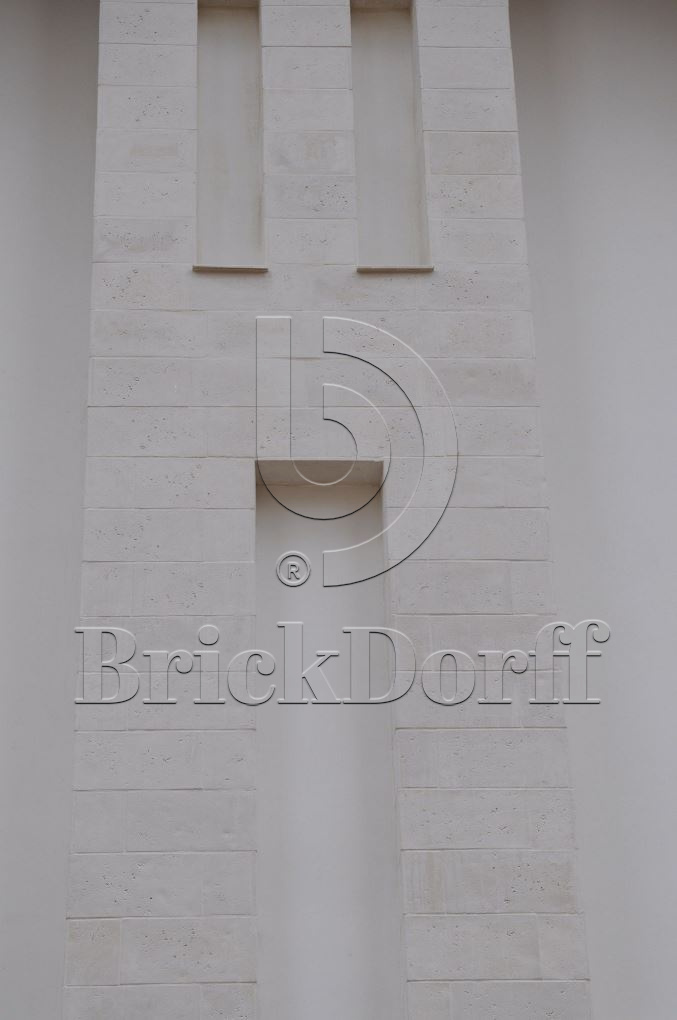 Фасадная облицовочная декоративная плитка травертин-касса 15