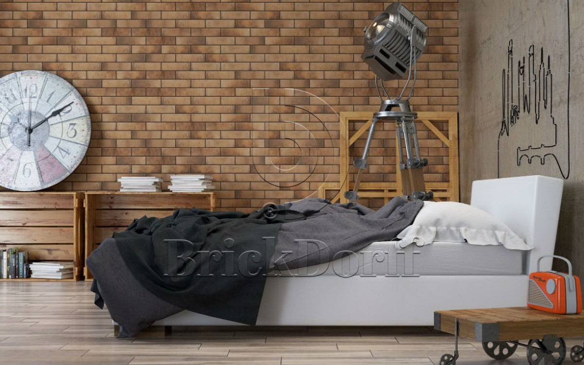 Фасадная и Интерьерная клинкерная плитка под кирпич Cerrad Elewacja Retro brick curry 245*65*8 мм