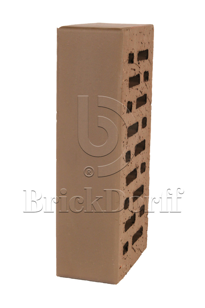 Lode BRUNIS гладкий, 250*120*65 мм, Печной Кирпич керамический пустотелый, коричневый