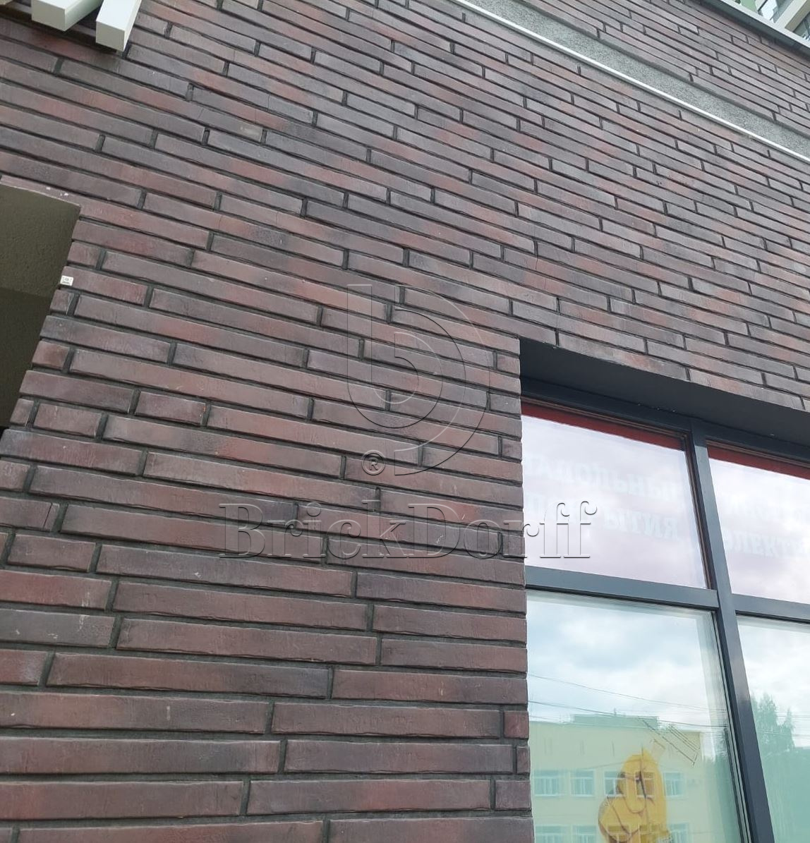 Фасадная ригельная плитка под клинкер Life Brick Лонг 630, 430*52*15 мм