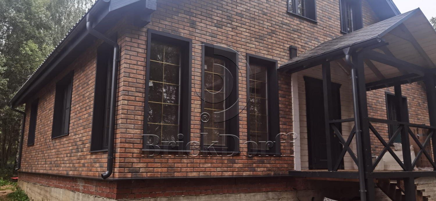 Loft Brick Chili фасадная термопанель из пенополистирола ППС 80 мм с клинкерной плиткой