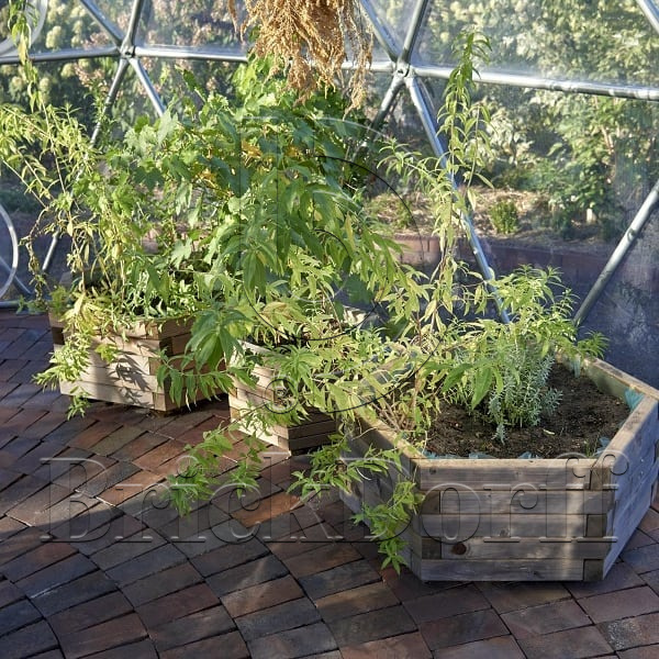 Тротуарная плитка / брусчатка Клинкерная красная LHL klinker ANTIKA 200*100*51 мм