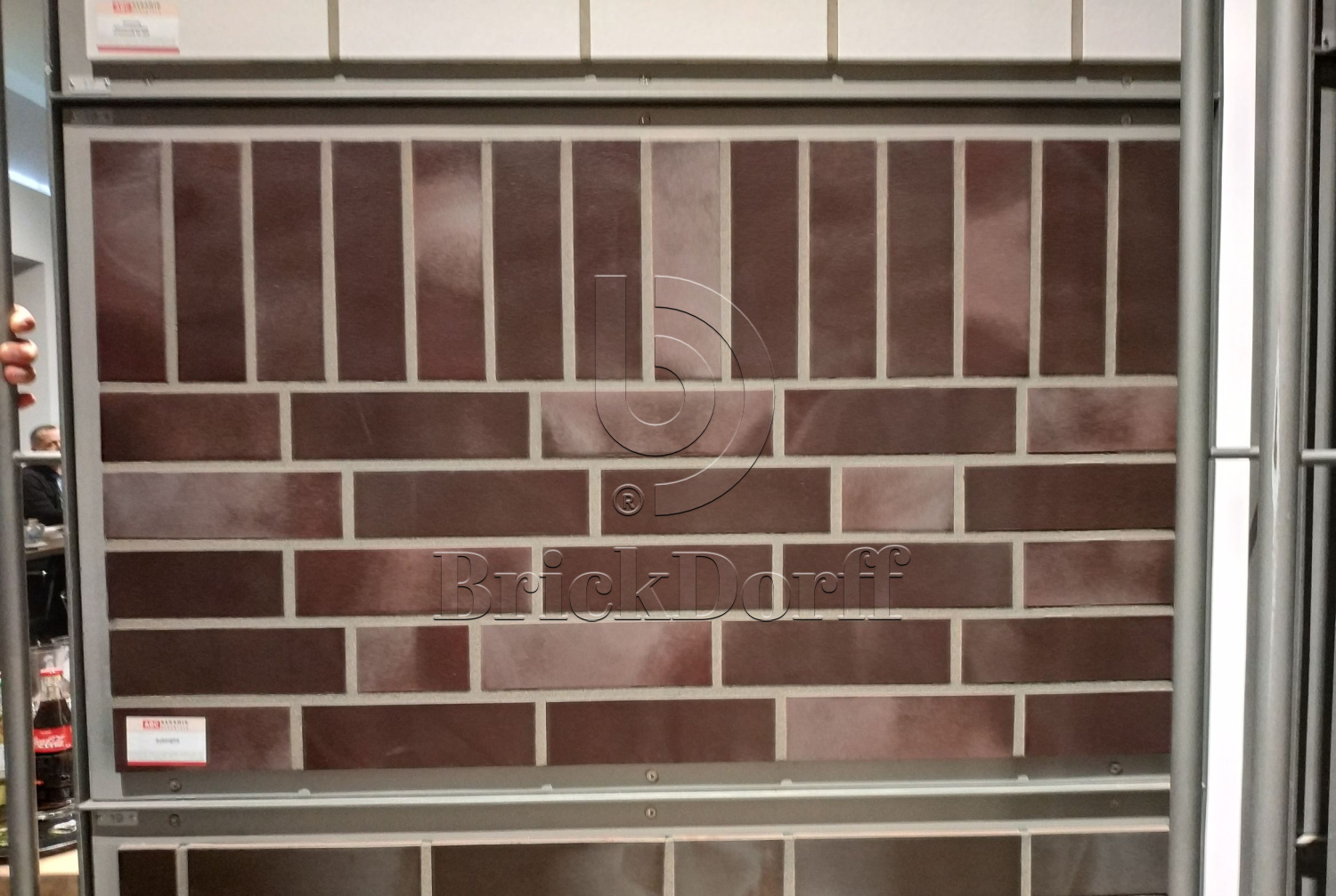 Фасадная Термопанель из пенополистирола ППС 60 мм с клинкерной плиткой Aubergine glatt 240*71*10 мм