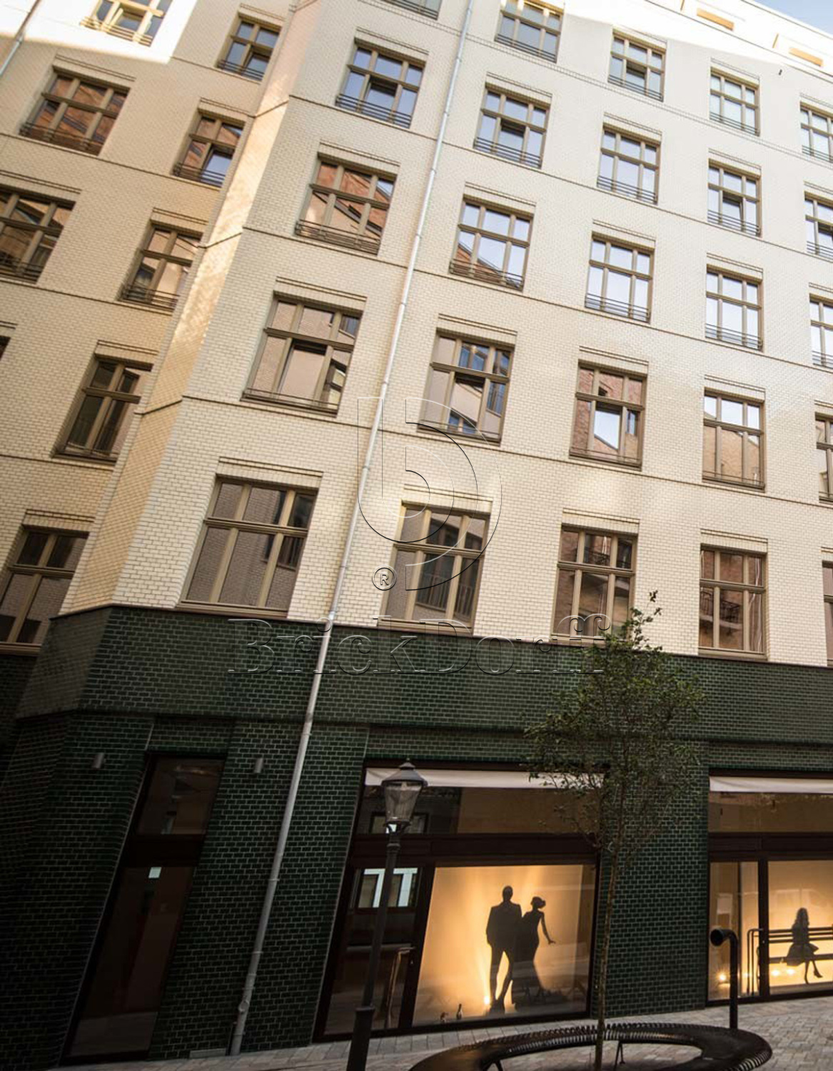 Глазурованная клинкерная фасадная плитка облицовочная под кирпич Зеленая, 240*71*10 мм