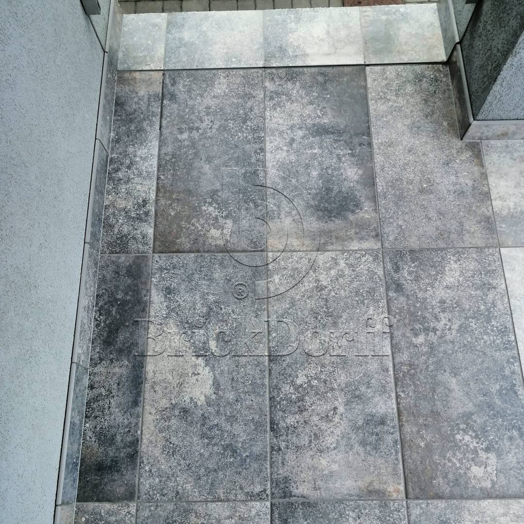 Клинкерная плитка Viano Grys 600*300*8,5 мм – для улицы, террасы, крыльца, лестницы, морозостойкая