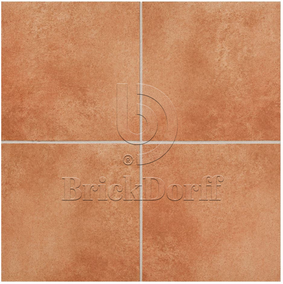 Клинкерная ступень флорентинер противоскользящая плитка  EURAMIC CADRA 523 cotto 340*294*10 мм