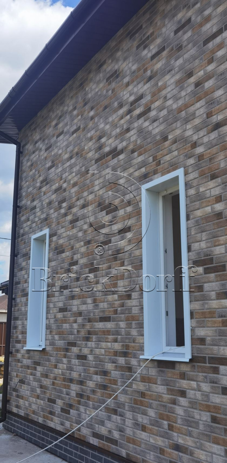 Loft Brick Pepper фасадная термопанель из пенополистирола ППС 100 мм с клинкерной плиткой