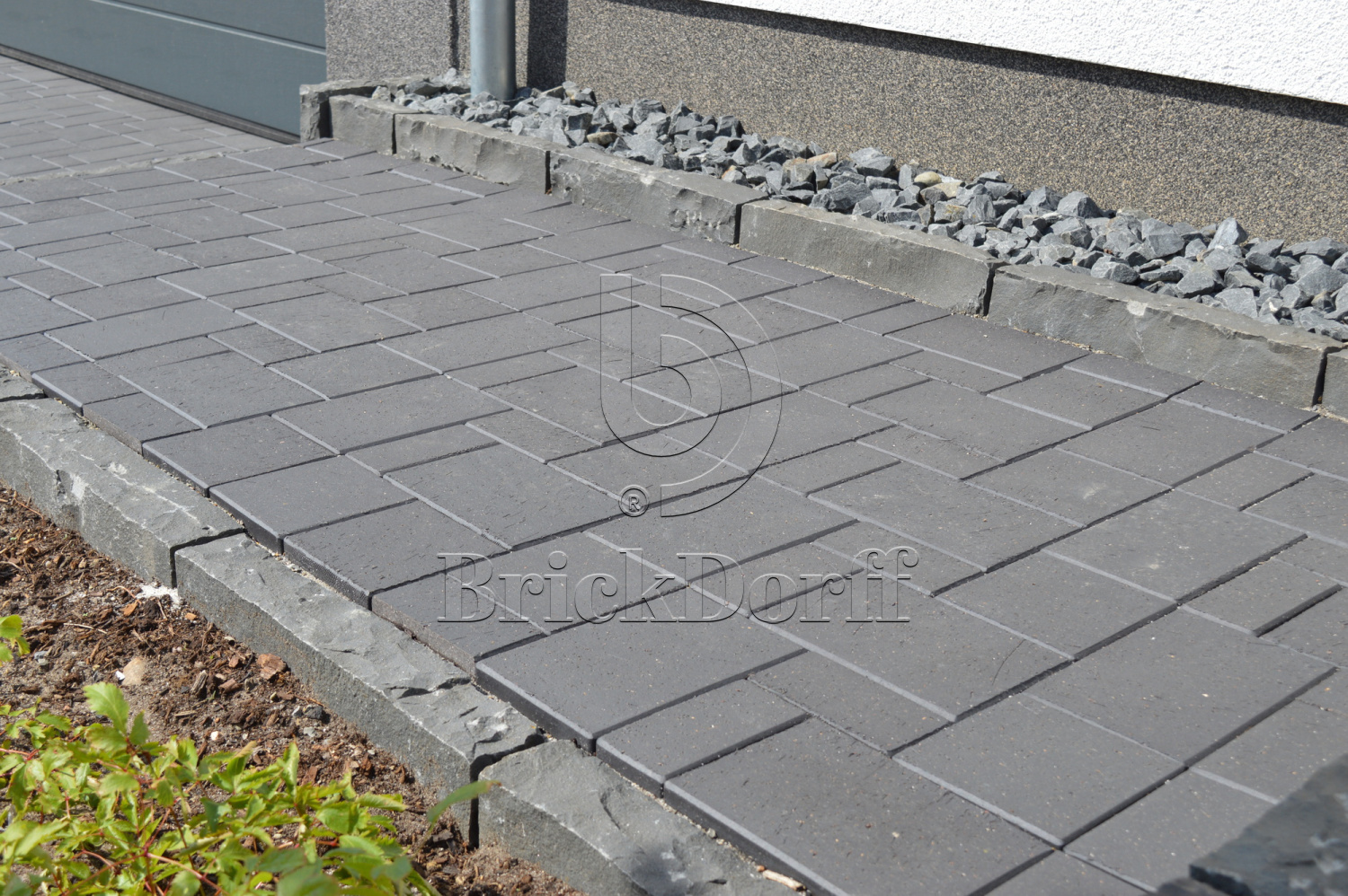 Тротуарная плитка / брусчатка Клинкерная черная LHL klinker TYBET 200*100*51 мм