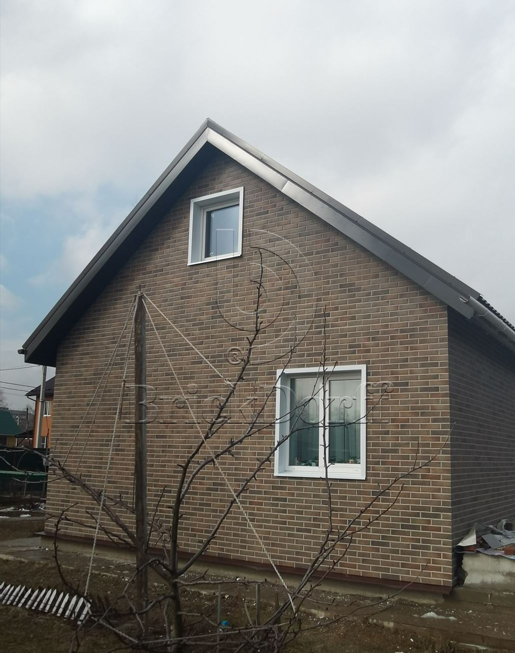 Retro Brick Cardamon фасадная термопанель из пенополистирола ППС 60 мм с клинкерной плиткой