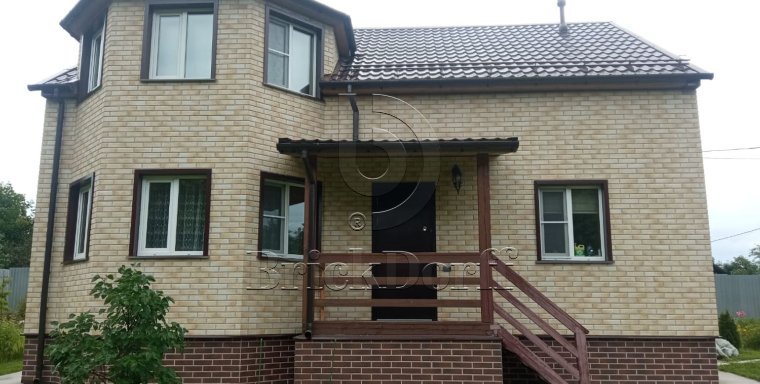 Retro Brick Salt фасадная термопанель из пенополистирола ППС 60 мм с клинкерной плиткой