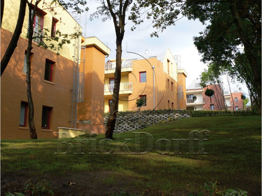 Клинкерная фасадная плитка облицовочная под кирпич Stroeher (Штроер) Keravette Chromatic 320 sandgelb гладкая NF11, 240*71*11 мм