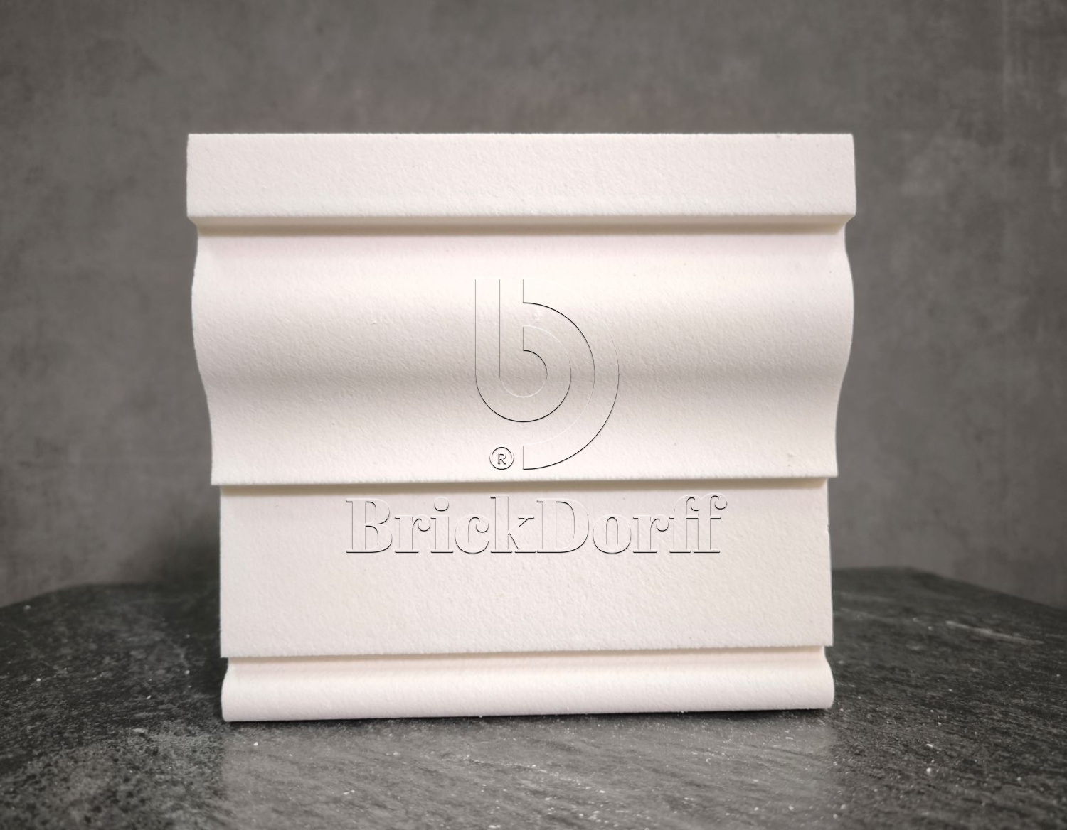 Молдинг для фасада - лепнина, декор из пенополистирола МВ-180/3 180*55*2000 мм