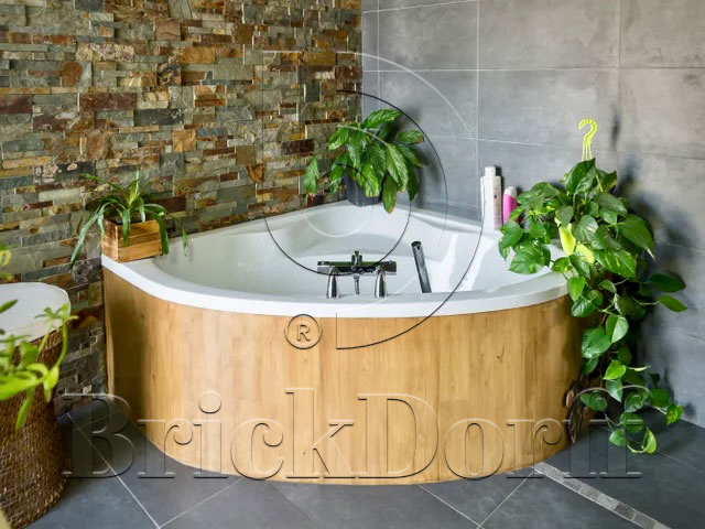 Сланец Цветной 350*180*10\12 мм, натуральный камень для фасада и интерьера BD