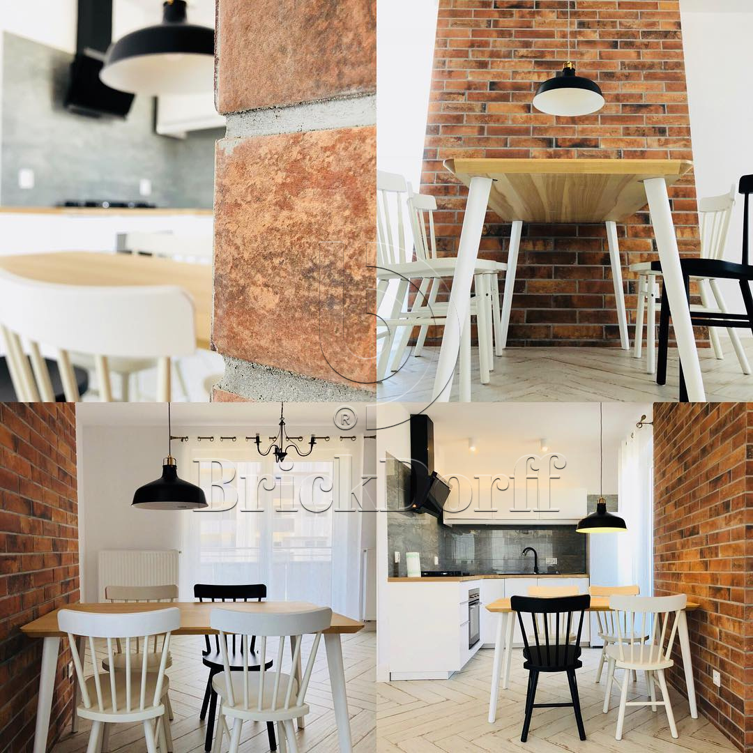 Фасадная и Интерьерная клинкерная плитка под кирпич Cerrad Piatto Terra 300*74*9 мм