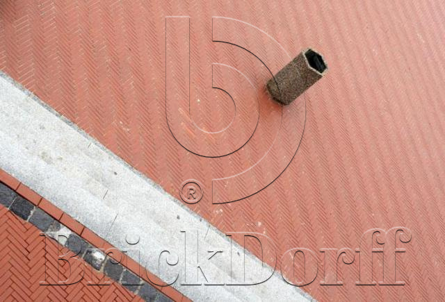 Тротуарная плитка / брусчатка Клинкерная красная LHL klinker  KAHARI 200*100*47 мм